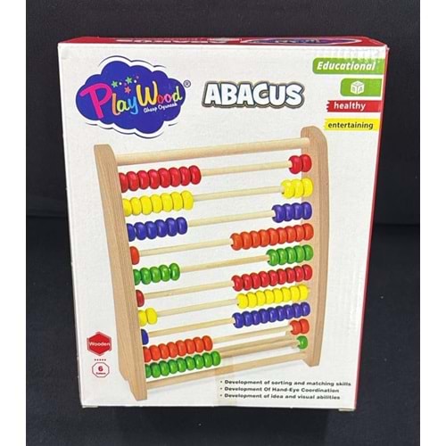 ONY-377 PLAYWOOD AHŞAP ABAKÜS 6 RENK (36)