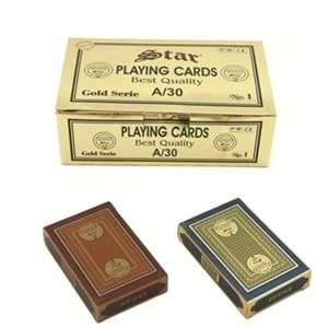 STAR GOLD A-30 İSKAMBİL OYUN KAĞIDI 12 Lİ