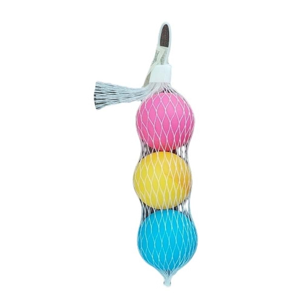 1809057 FİLELİ BEACHBALL TOPU 3 LÜ
