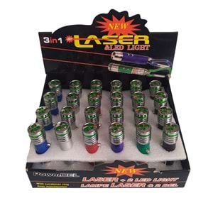 MSE-515/RHM-28 PARMAK LAZER + 2 ADET LED IŞIKLI 24 LÜ (1200)