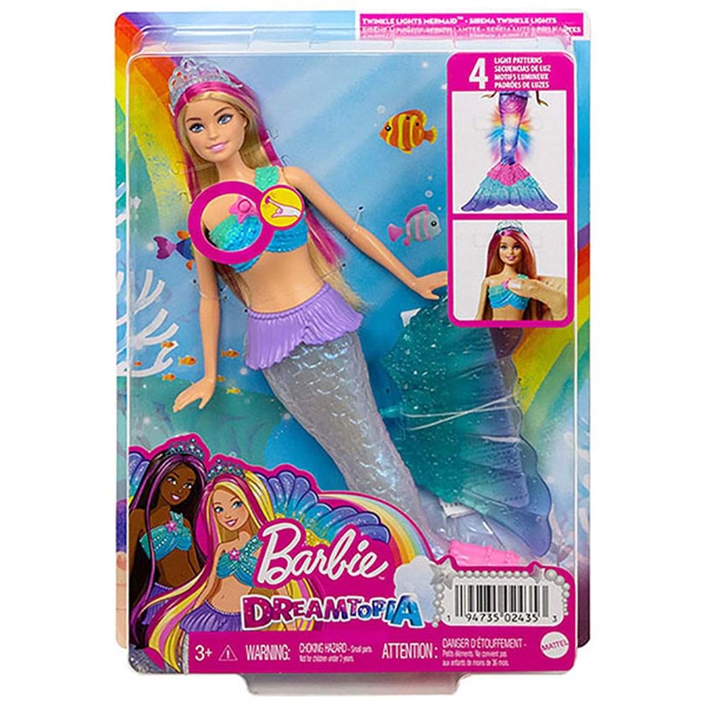 HDJ36 BARBİE DREAMTOPİA IŞILTILI DENİZKIZI