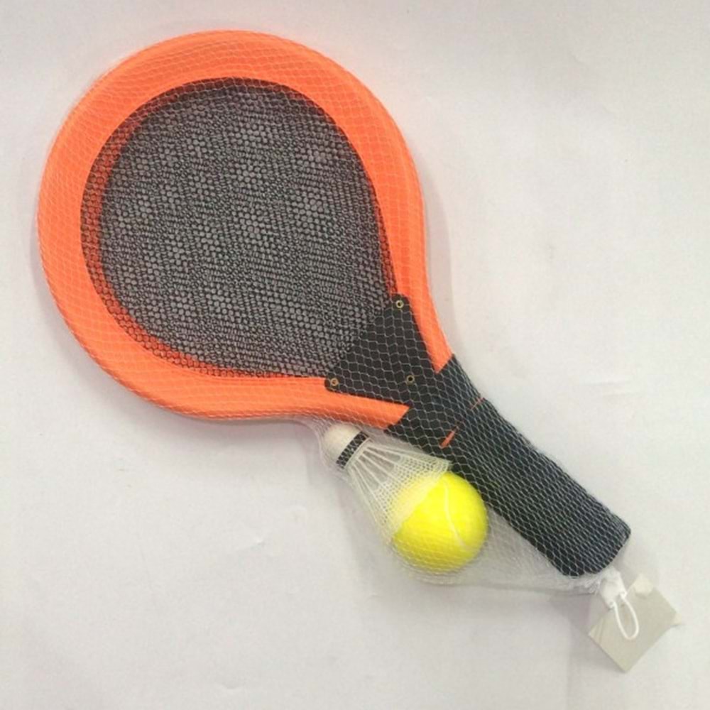 9806 FİLELİ KÜÇÜK BADMİNTON RAKET + TOP (48)