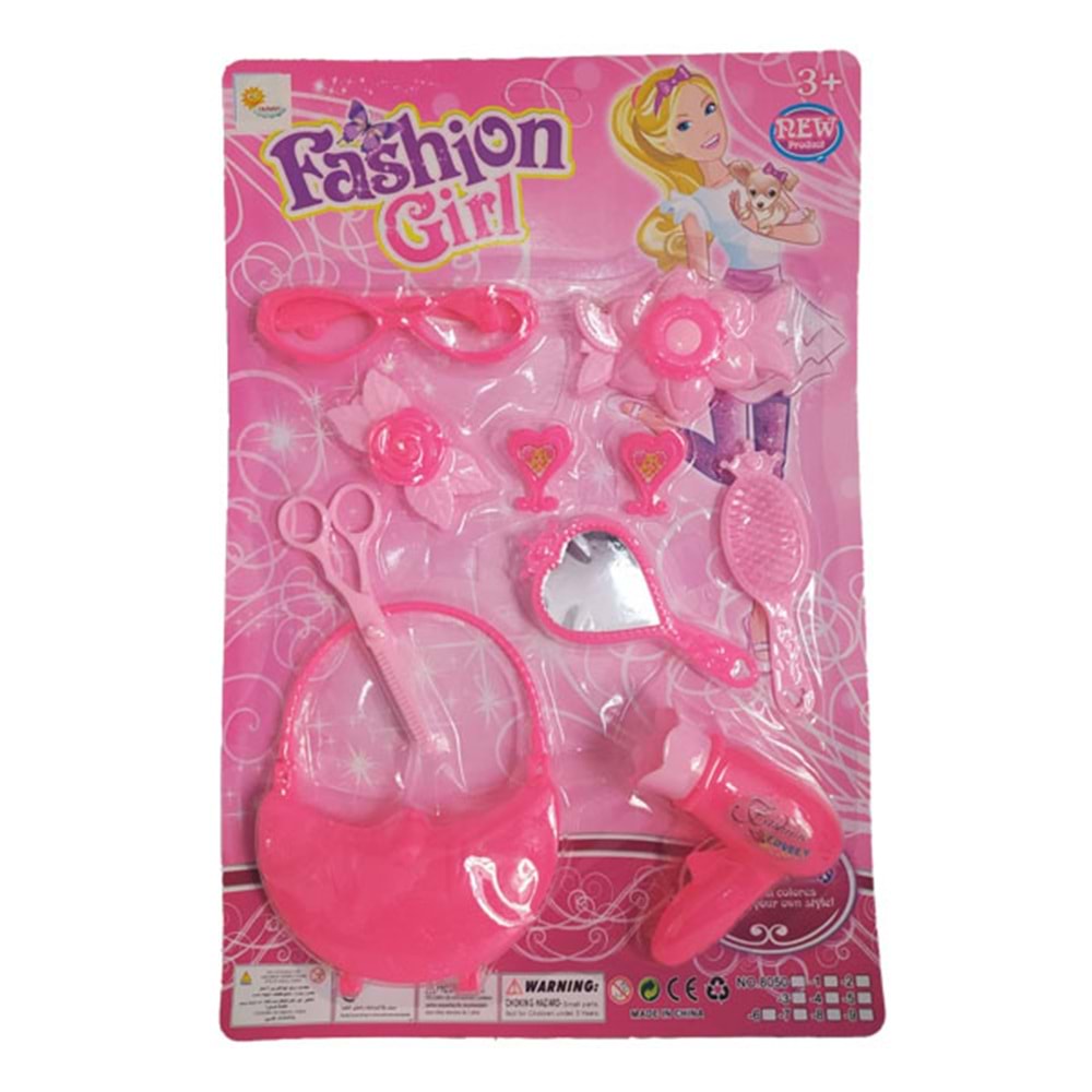8050-8 FASHİON GİRL KARTELA GÜZELLİK SETİ