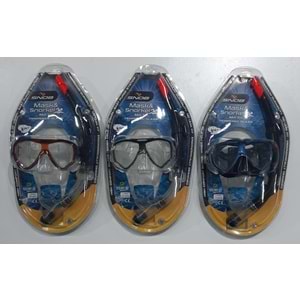 M306+SN02 SNOB TEMP. YETİŞKİN MASKE&ŞNORKEL SET 12 Lİ
