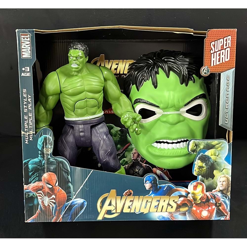 8818-15-16-17 BATMAN-SPİDERMAN-HULK MASKE VE KARAKTER (24)