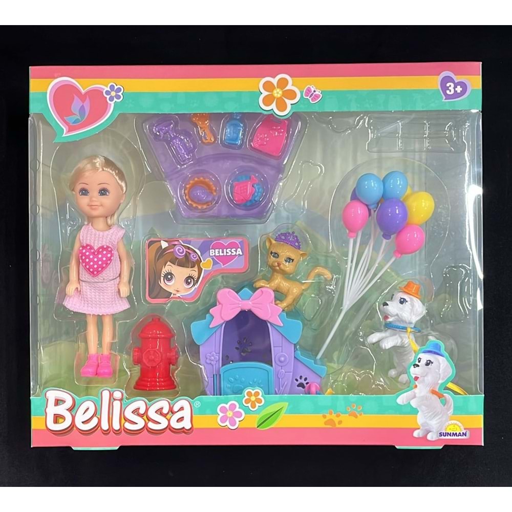 53802 BELİSSA KULÜBELİ KÖPEKLİ BEBEK