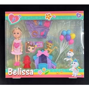 53802 BELİSSA KULÜBELİ KÖPEKLİ BEBEK