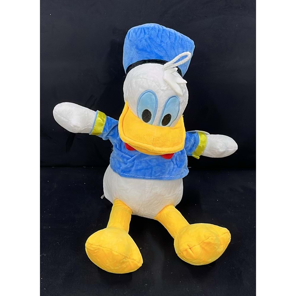 HS14519 ÖRGÜ ASKILI DONALD DUCK ÖRDEK PELUŞ (70)