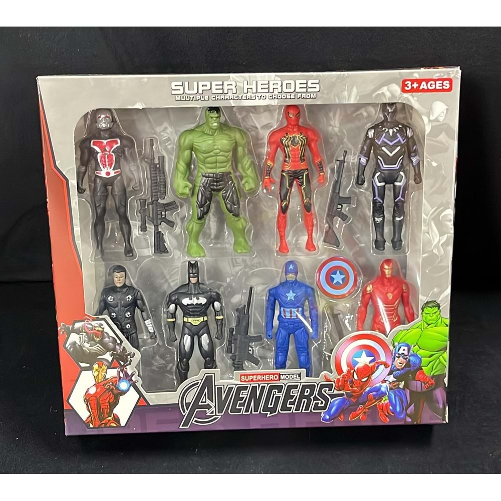 ETM-95 8 Lİ AVENGERS SET KUTUDA (120)
