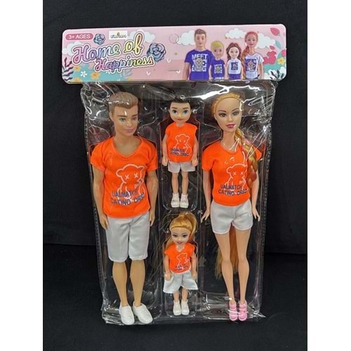 QZ666A AİLE BEBEK SETİ POŞETTE