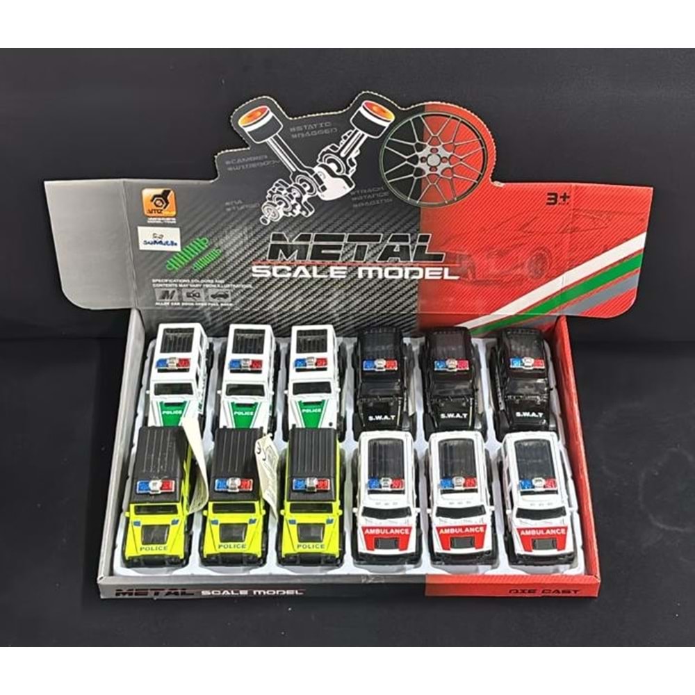 4332C METAL ÇEK BIRAK ACİL KURTARMA ARAÇLARI 12 Lİ