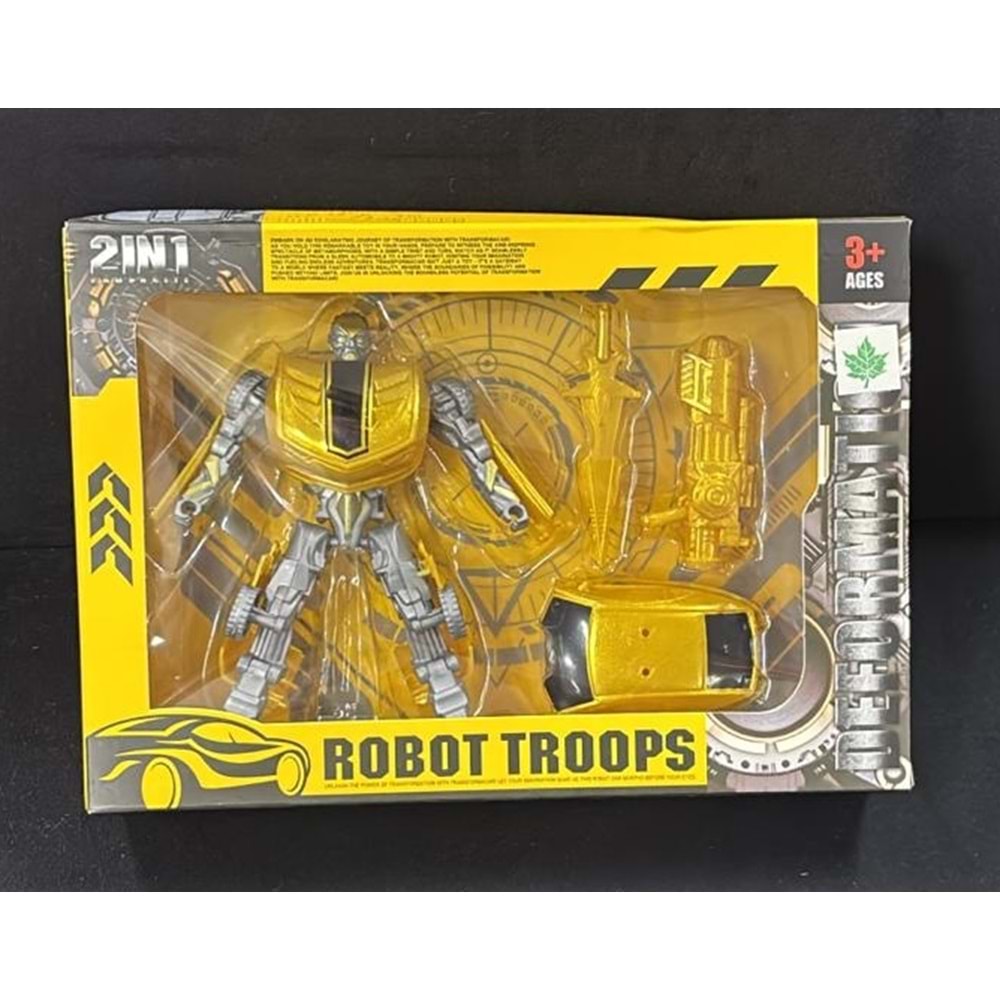 MF6602 ROBOT TROOPS TEKLİ TRANSFORMERS KUTUDA (144)