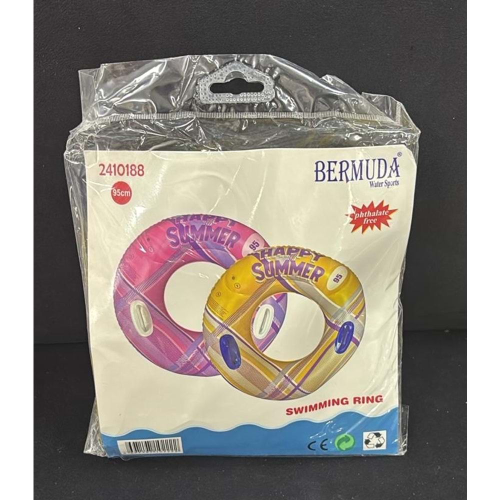 2410188 BERMUDA 95 CM YASTIKLI TUTMALI SİMİT 36 LI